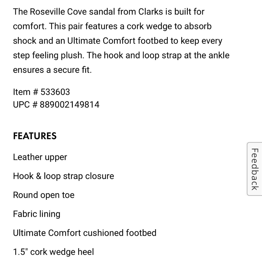 Clarks Roseville Cove Multi Strap Comfort Brown Leather Sandals 9.5 Bohemian - Picture 15 of 16